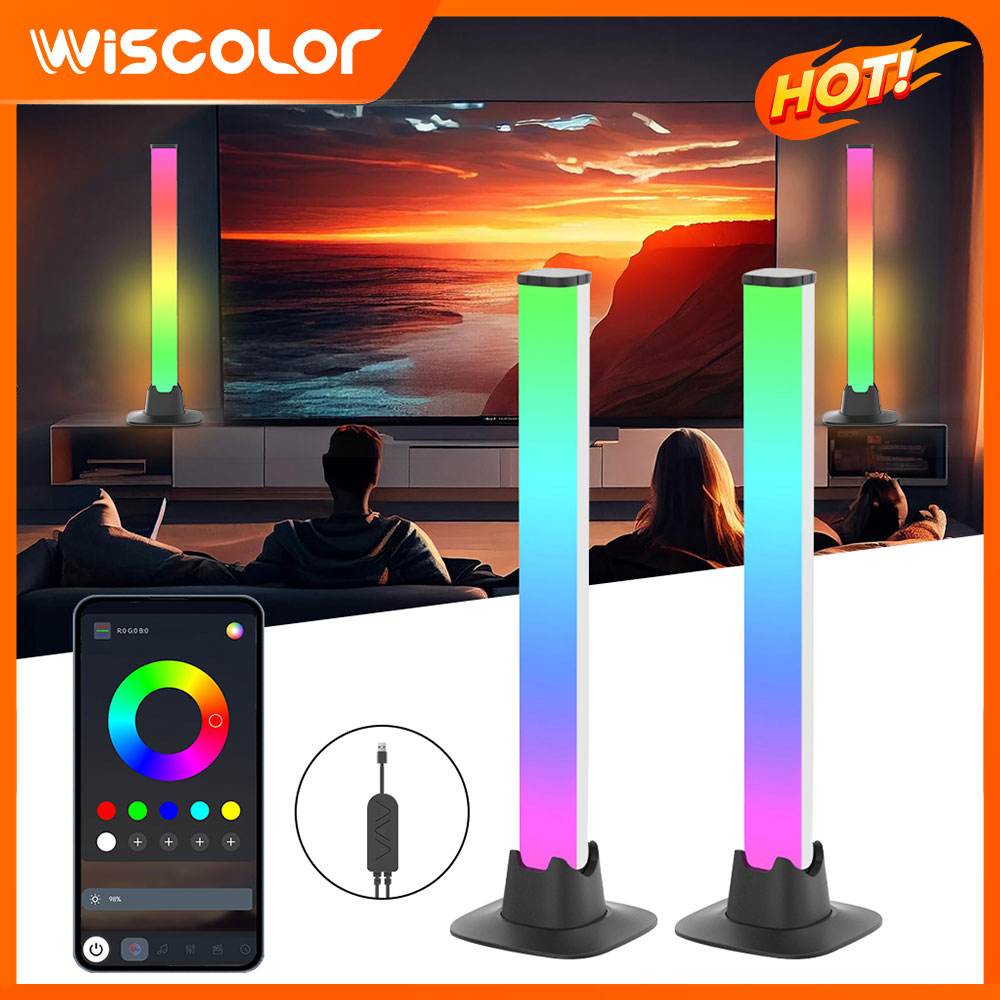 Desk Setup With Tv - Настольная RGB-подсветка с LED-лентой, Bluetooth, умная