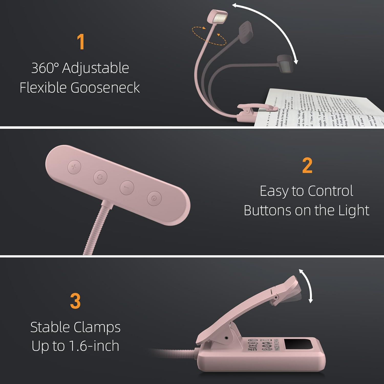 Лампа для чтения с зажимом для – обзор и цена Desk Setup Lamp