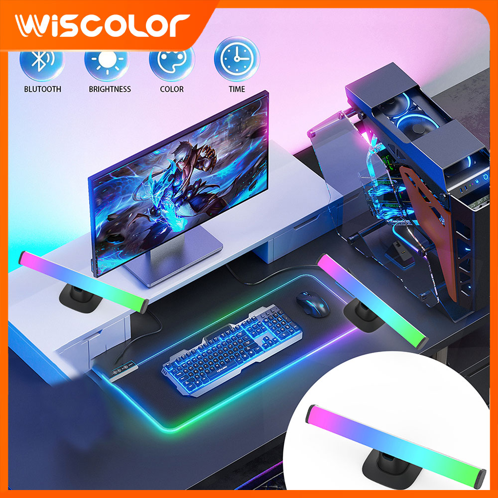 Светодиодная лента RGB с Bluet – обзор и цена Desk Setup With Tv