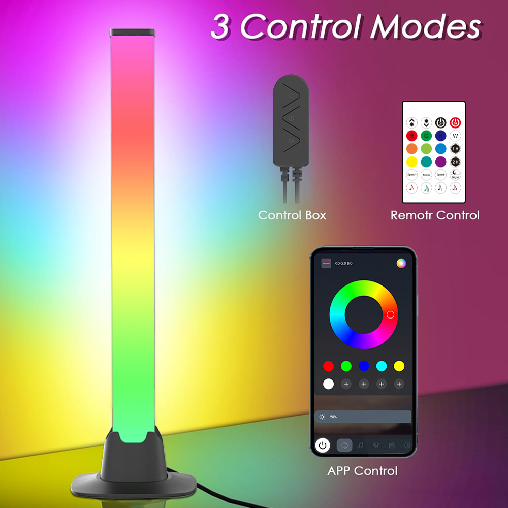 Светодиодная лента RGB с Bluet – обзор и цена Desk Setup With Tv